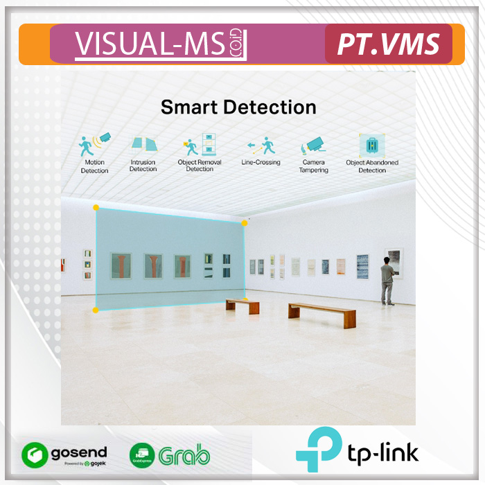 Kamera CCTV Ip cam Tp-link VIGI C420I 2,8 mm IR Turret Network Camera - Image 4