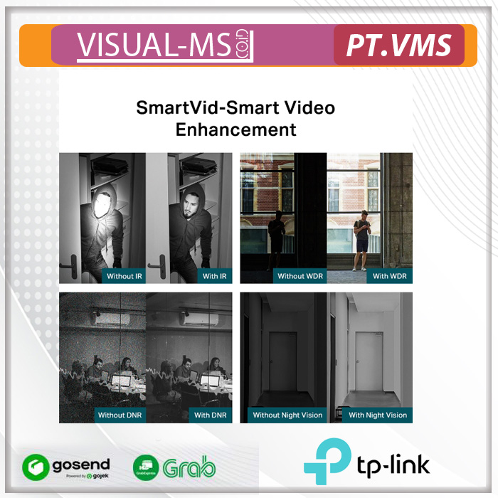 Kamera CCTV Ip cam Tp-link VIGI C420I 2,8 mm IR Turret Network Camera - Image 5