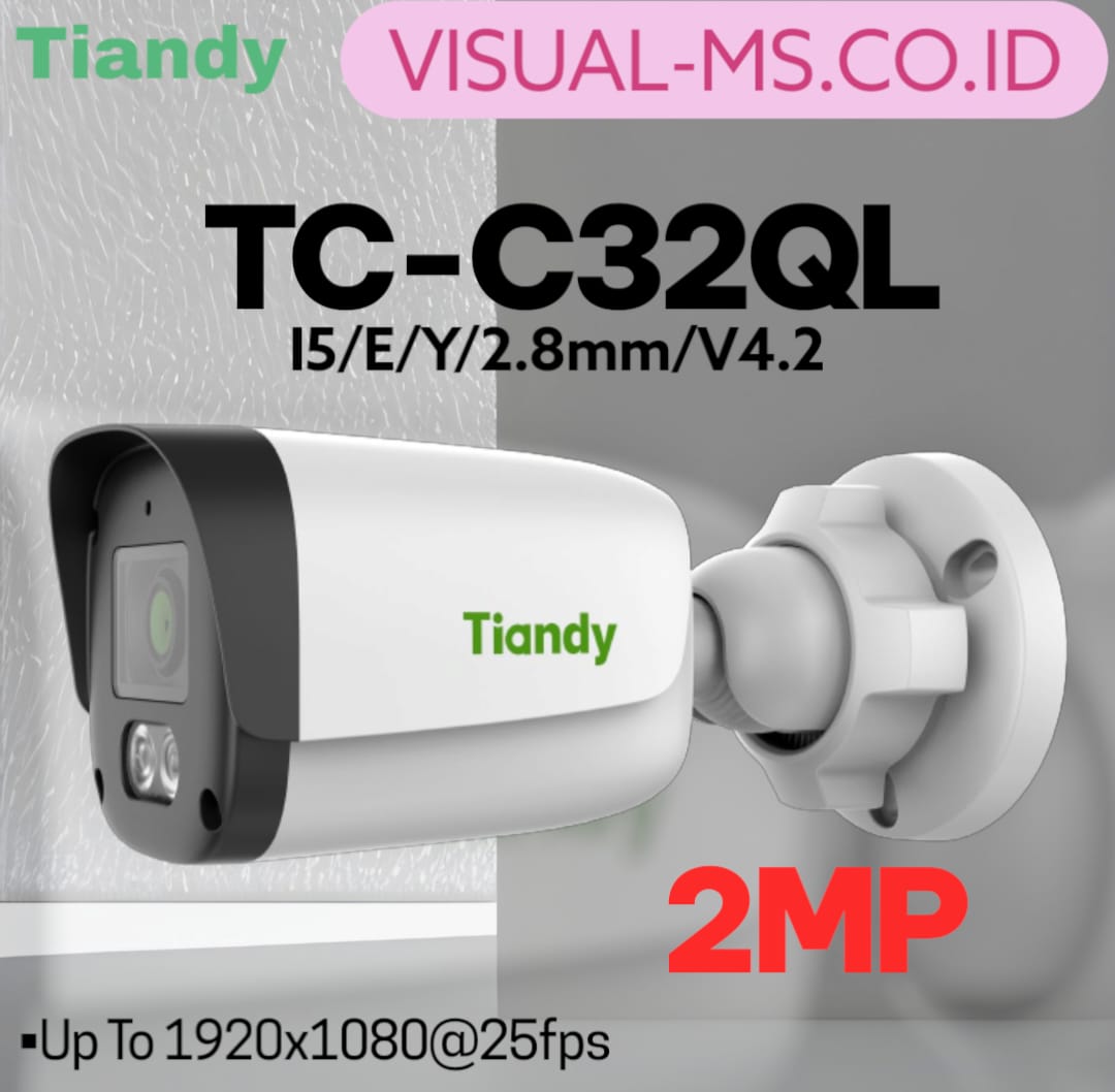 Tiandy TC C32QL Super Lite 2MP Colormaker Audio Fixed Bullet IP Camera - VMS - Image 3