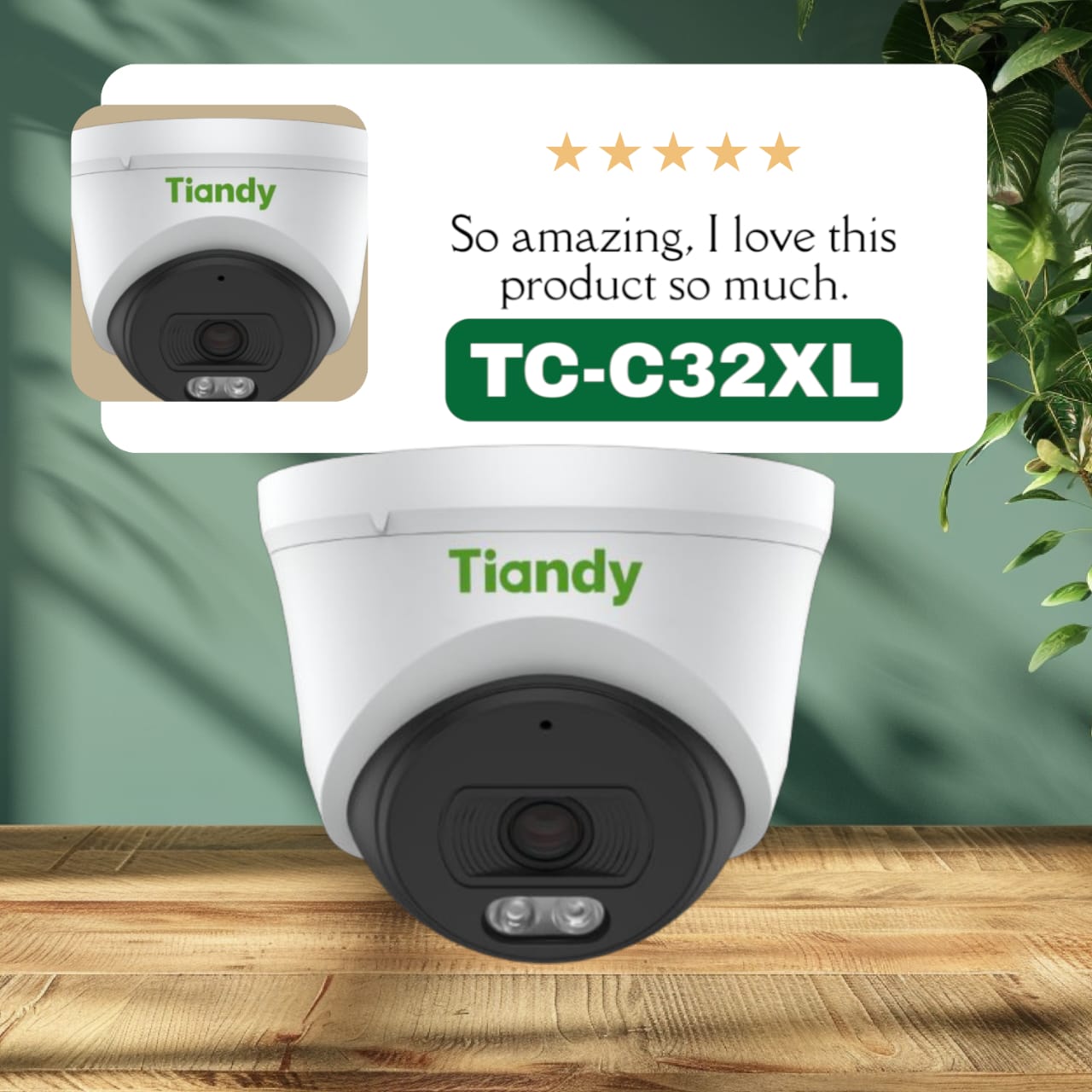 Camera CCTV Tiandy TC-C32XL 2MP Audio Color Maker PoE Onvif indoor - VMS - Image 3