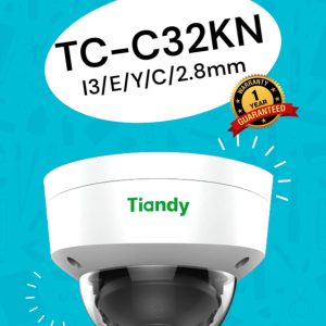 IP Camera CCTV Tiandy TC-C32KN 2MP Audio PoE ONVIF IR Indoor Dome - VMS