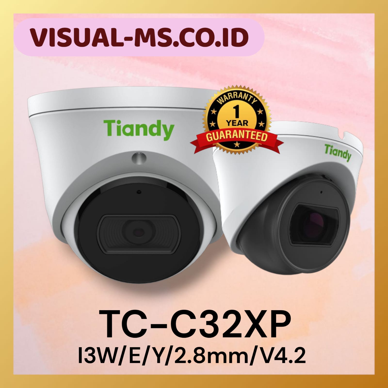Tiandy TC-C32XP Spec:I3W/E/Y/2.8mm/V4.2 - VMS