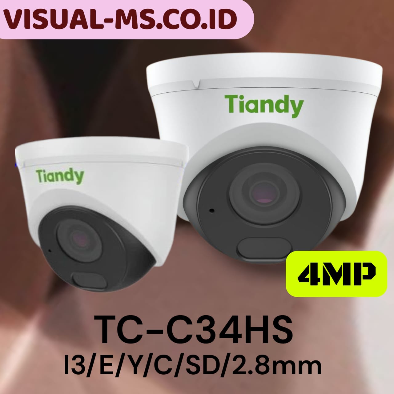 Tiandy TC-C34HS 4MP Fixed Starlight IR Bullet Camera - Image 2