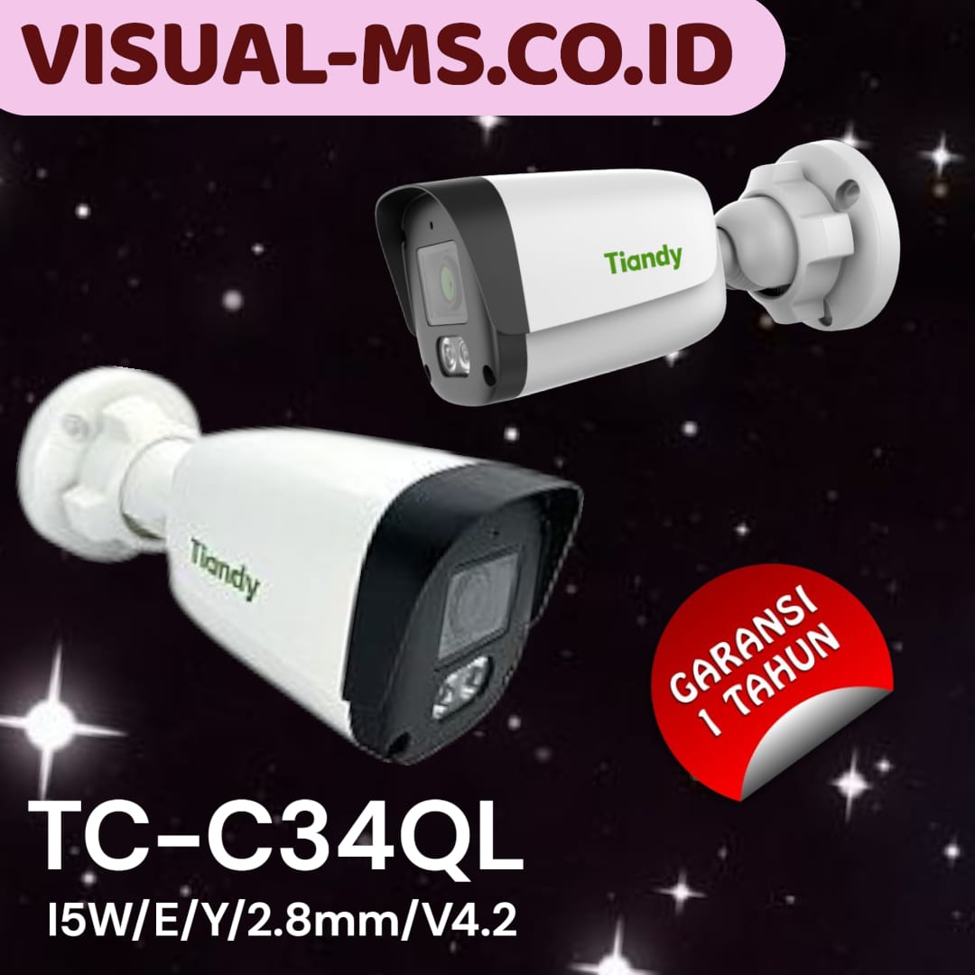Tiandy TC-C34QL 4MP Fixed Bullet Camera (Colormaker ) - Image 3