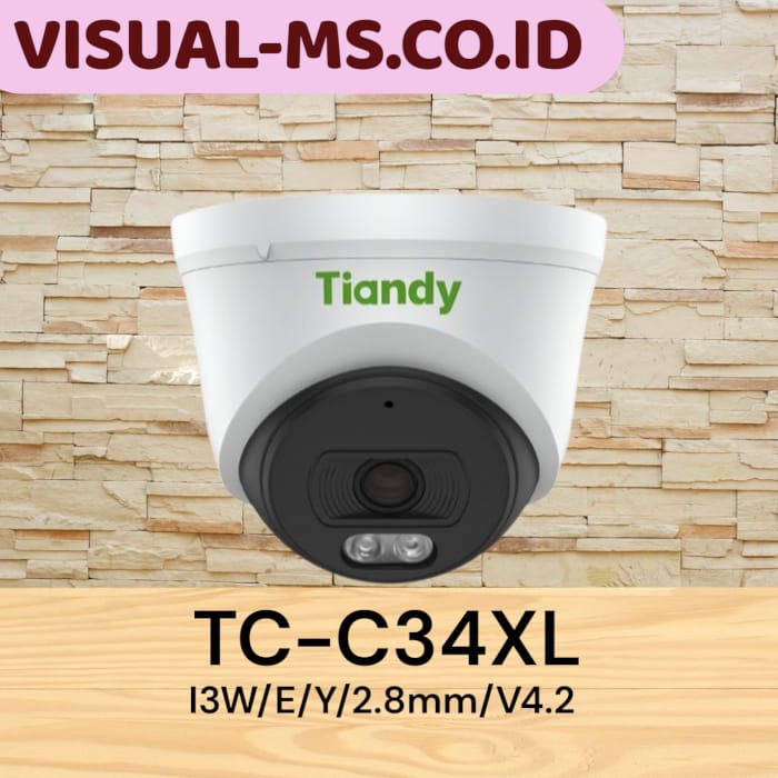 Tiandy TC-C34XL 4MP Full Color Camera Audio - Image 2