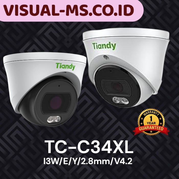 Tiandy TC-C34XL 4MP Full Color Camera Audio - Image 3