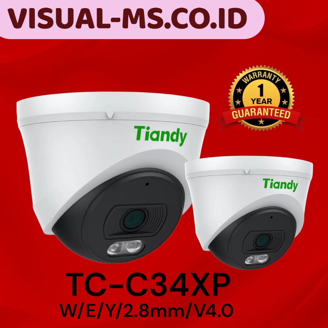 Tiandy TC-C34XP Spec: W/E/Y/2.8mm/V4.0