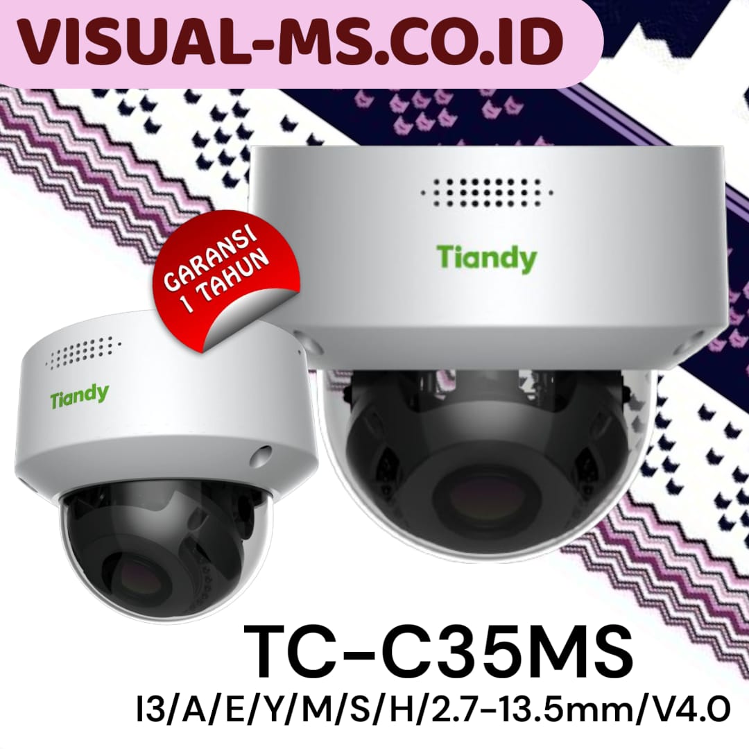 Tiandy TC-C35MS Spec:I3/A/E/Y/M/S/H/2.7-13.5mm/V4.0